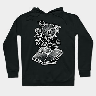 Book Garden Minimalist by Tobe Fonseca Hoodie